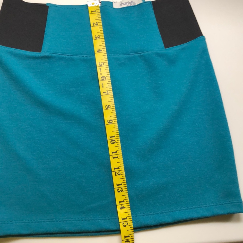 Turquoise Mini Skirt - Picture 4 of 5